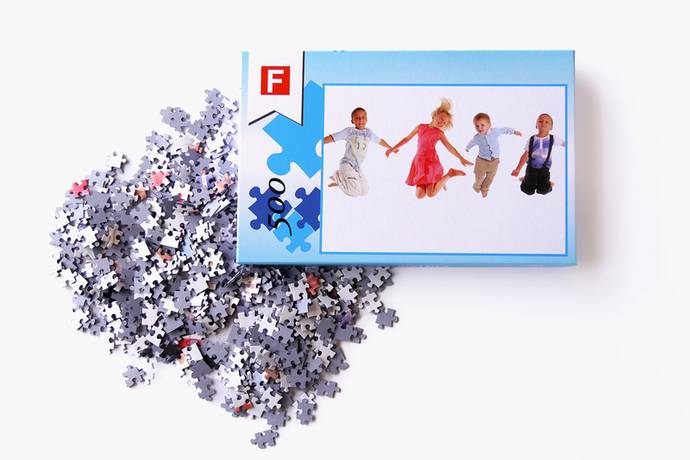 Fotopuzzel met 500 puzzelstukjes en luxe doos